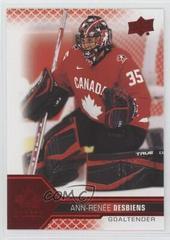 Ann Renee Desbiens [Red] Hockey Cards 2022 Upper Deck Team Canada Juniors Prices