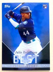 Julio Rodriguez [Light Blue] Baseball Cards 2022 Topps X Wander Franco Prices