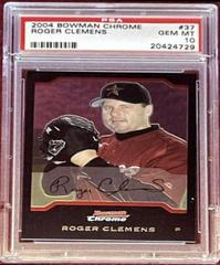 Roger Clemens #37 Baseball Cards 2004 Bowman Chrome Prices