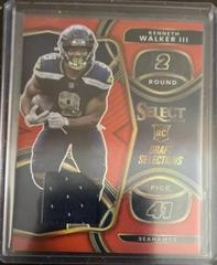 Kenneth Walker III [Red] #DS-15 Football Cards 2022 Panini Select Draft Selections Memorabilia Prices