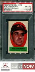 Bob Aspromonte [Instruction Back] Baseball Cards 1963 Topps Peel Offs Prices