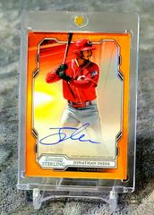 Jonathan India [Orange] #JI Baseball Cards 2019 Bowman Sterling Prospect Autographs Prices