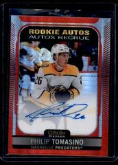 Philip Tomasino [Red Prism] Hockey Cards 2021 O-Pee-Chee Rookie Autographs Prices