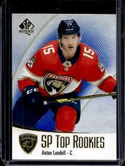 Anton Lundell [Blue] Hockey Cards 2021 SP Authentic Top Rookies Prices