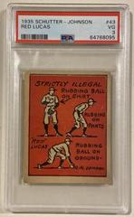 Red Lucas #43 Baseball Cards 1935 Schutter Johnson Prices