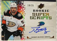 Benoit Olivier Groulx [Gold] #RSS-BG Hockey Cards 2021 SPx Rookie Superscripts Prices