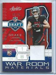 Drake London [Silver] #7 Football Cards 2022 Panini Absolute War Room Materials Prices
