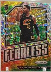 Donovan Mitchell [Fast Break] #4 Basketball Cards 2022 Panini Prizm Fearless Prices