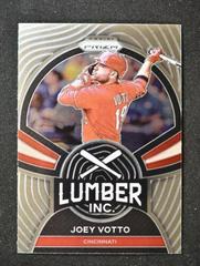 Joey Votto Baseball Cards 2022 Panini Prizm Lumber Inc Prices