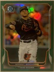Manny Machado [Green Refractor] Baseball Cards 2014 Bowman Chrome Prices