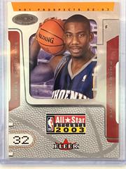 Amare Stoudemire Basketball Cards 2002 Hoops Hot Prospects All-Star Redemption Prices