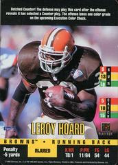 Leroy Hoard Football Cards 1995 Panini Donruss Red Zone Prices