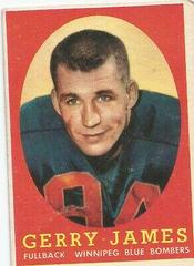 Gerry James Football Cards 1958 Topps CFL Prices