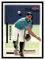 A.J. burnett #217 Baseball Cards 2001 Fleer Triple Crown Prices