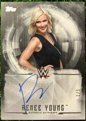 Renee Young [Black] Wrestling Cards 2017 Topps WWE Undisputed Autographs Prices