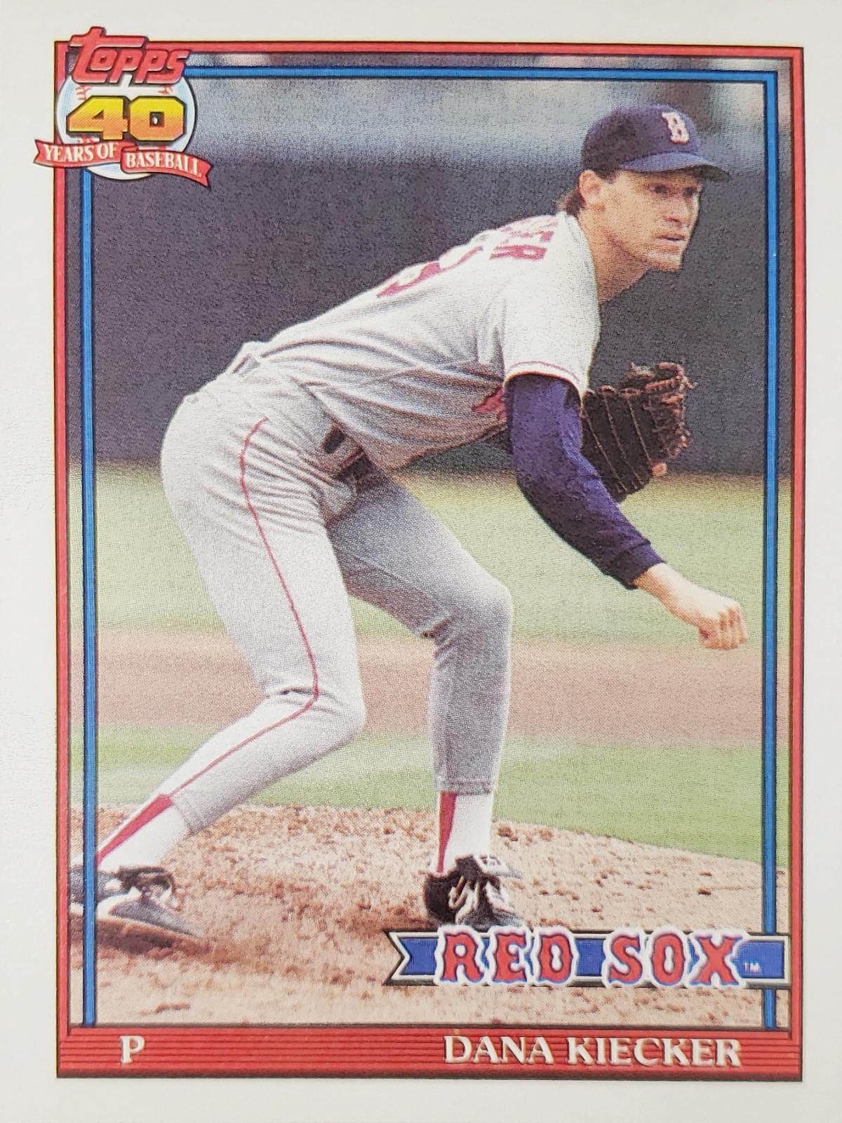 Dana Kiecker #763 Prices | 1991 Topps | Baseball Cards
