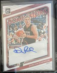 Duncan Robinson #DS-DRB Basketball Cards 2022 Panini Donruss Optic Dominators Signatures Prices