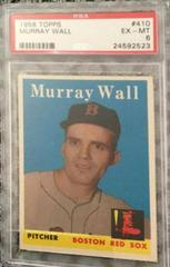Murray Wall #410 Baseball Cards 1958 Topps Prices