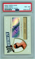 John Cena Wrestling Cards 2008 Topps Heritage IV WWE Autographs Prices