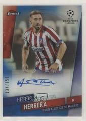 Hector Herrera [Blue Refractor] Soccer Cards 2019 Finest UEFA Champions League Autographs Prices
