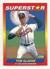 Tom Glavine #15 Baseball Cards 1992 Score Superstars Prices