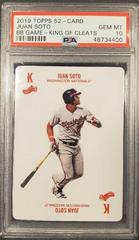 Juan Soto [King of Cleats] Baseball Cards 2019 Topps 52 Card Baseball Game Prices