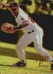 Eduardo Perez [Mirror Gold] #4 Baseball Cards 1995 Select Certified Prices