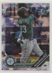 Julio Rodriguez [Sapphire] Baseball Cards 2019 Bowman Draft Chrome Prices