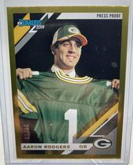 Aaron Rodgers [Gold Press Proof] #98V Football Cards 2019 Donruss Prices
