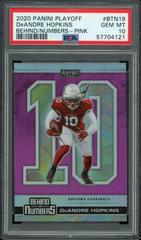 DeAndre Hopkins [Pink] #BTN-19 Football Cards 2020 Panini Playoff Behind the Numbers Prices