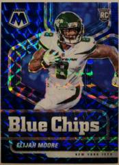 Elijah Moore #15 Football Cards 2021 Panini Mosaic Blue Chips Prices
