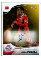 Jamal Musiala [Gold] #BCA-JM Soccer Cards 2022 Topps Chrome Bundesliga Autographs Prices