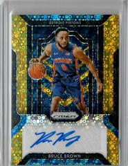 Bruce Brown [Gold] #FRBRN Basketball Cards 2018 Panini Prizm Fast Break Rookie Autographs Prices