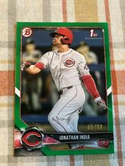 Jonathan India [Green] Baseball Cards 2018 Bowman Draft Prices