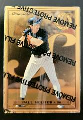 Paul Molitor [Gold Promo] #2 Baseball Cards 1996 Leaf Steel Prices