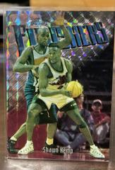 Shawn Kemp Refractor #130 Basketball Cards 1997 Finest Embossed Prices