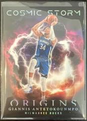 Giannis Antetokounmpo #2 Basketball Cards 2023 Panini Origins Cosmic Storm Prices