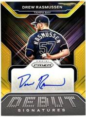 Drew Rasmussen [Gold Prizm] #DS-DR Baseball Cards 2022 Panini Prizm Debut Signatures Prices