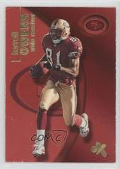 Terrell Owens [Essential Cred. Now] #55 Football Cards 2001 Fleer E X Prices