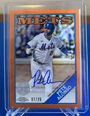 Pete Alonso [Orange] Baseball Cards 2023 Topps Chrome 1988 Autographs Prices