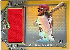 Brandon Marsh [Gold] #SJR3-BM2 Baseball Cards 2022 Topps Triple Threads Single Jumbo Relics Prices