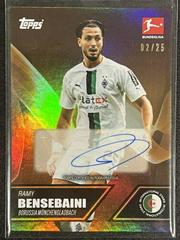 Ramy Bensebaini [Autograph Orange] Soccer Cards 2022 Topps Bundesliga International Stars Prices