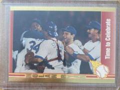 Time to Celebrate [Gold] #4 Baseball Cards 1991 Pacific Nolan Ryan 7th No Hitter Prices