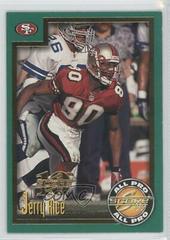 Jerry Rice [10th Anniversary Showcase] #266 Football Cards 1999 Panini Score Prices