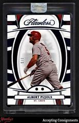 Albert Pujols [Sapphire] Baseball Cards 2022 Panini Flawless Prices
