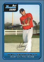 Tony Granadillo Baseball Cards 2006 Bowman Prospects Prices
