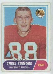 Chris Burford Football Cards 1968 Topps Prices