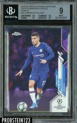 Christian Pulisic [Purple] #47 Soccer Cards 2019 Topps Chrome UEFA Champions League Sapphire Prices