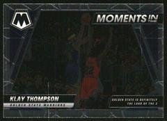 Klay Thompson #11 Basketball Cards 2021 Panini Mosaic Moments in Time Prices