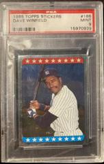 Dave Winfield [Foil] #186 Baseball Cards 1985 Topps Stickers Prices